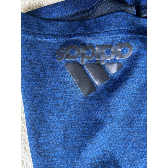 Adidas Shirt Mens Extra Large Blue Short Sleeve Climalite Athletic Tee S96753 - Picture 2 of 9